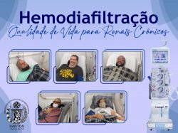 Hemodiafiltração melhora qualidade de vida de pacientes renais crônicos